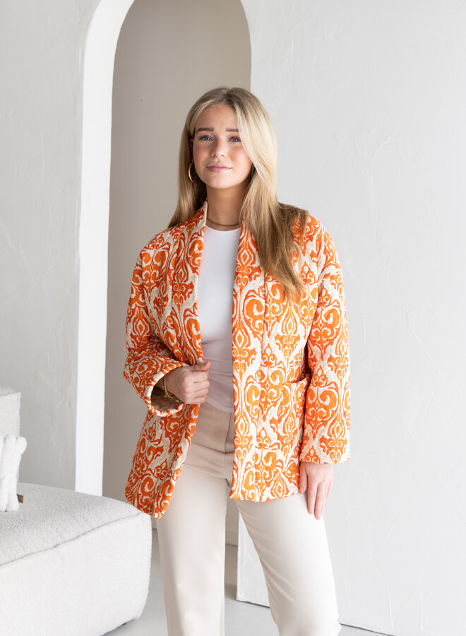 Jas Doortje oranje