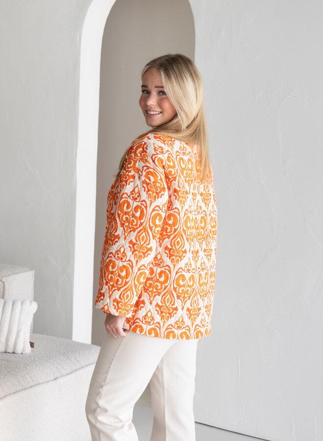 Jas Doortje oranje