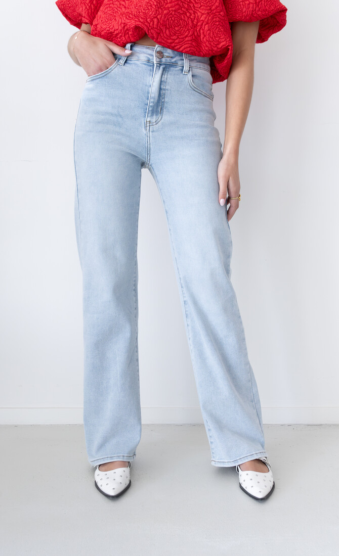 Jeans Fem licht blauw
