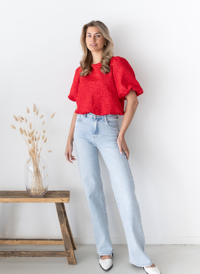 Jeans Fem licht blauw