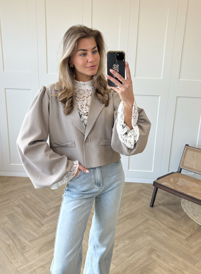 Blazer Lucia taupe
