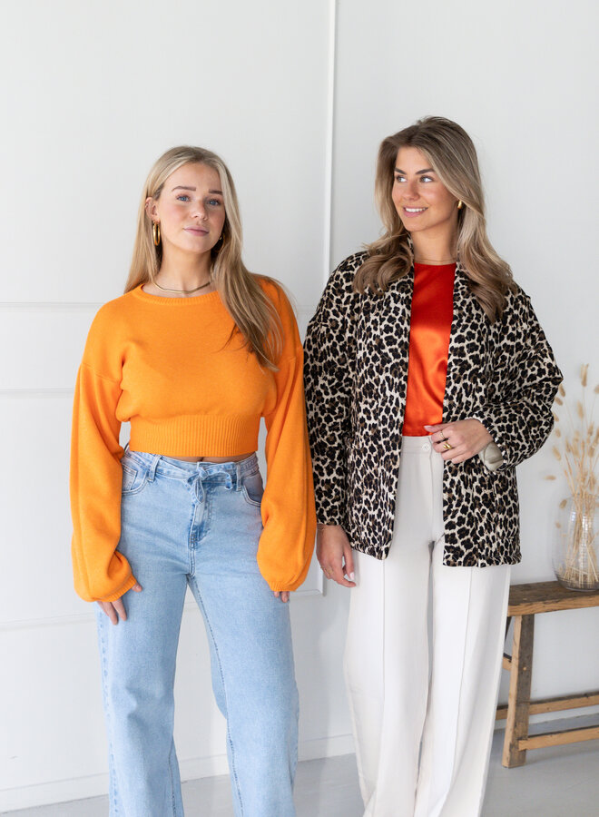 Trui June oranje
