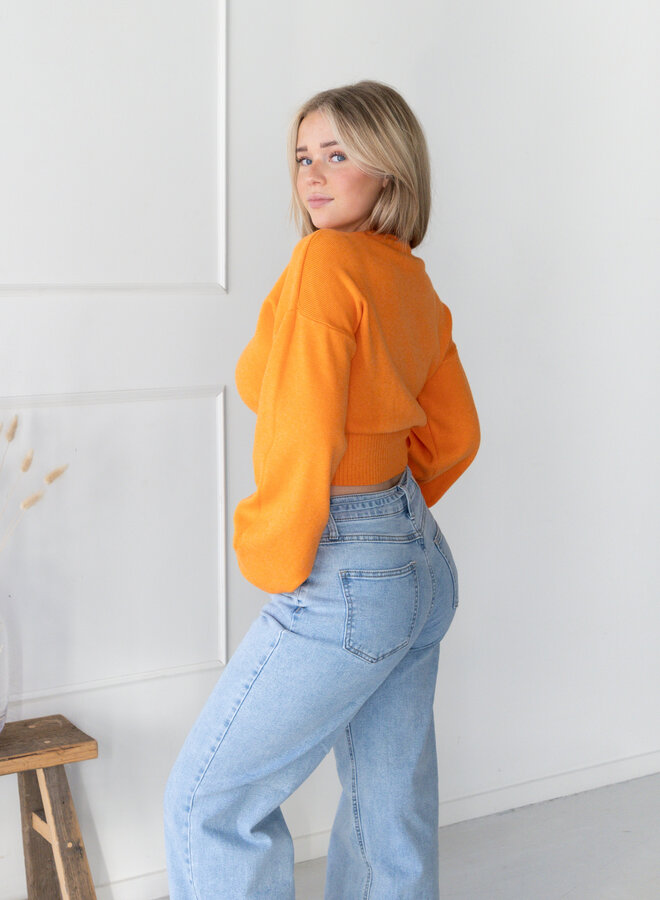 Trui June oranje