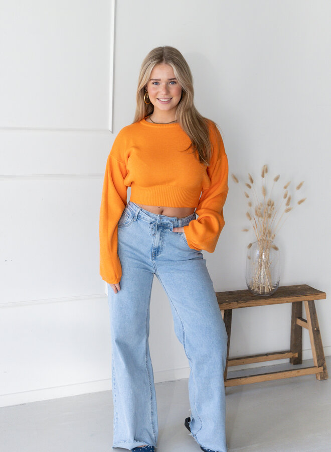 Trui June oranje
