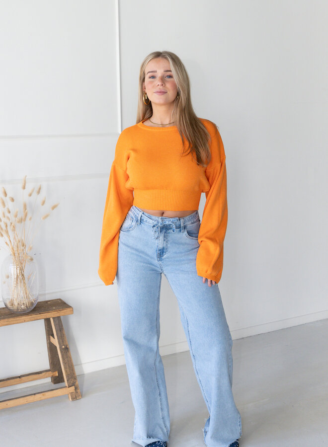 Trui June oranje