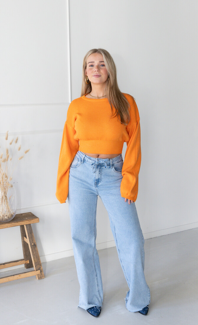 Trui June oranje