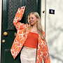 Jas Doortje oranje