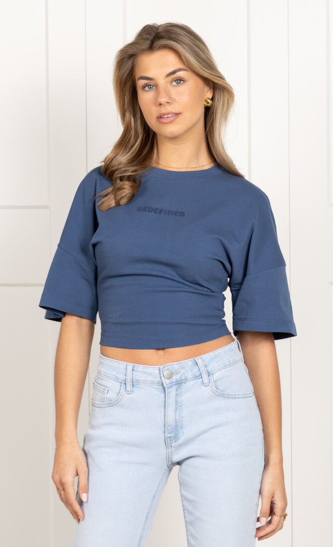 T-shirt Redefined Blauw