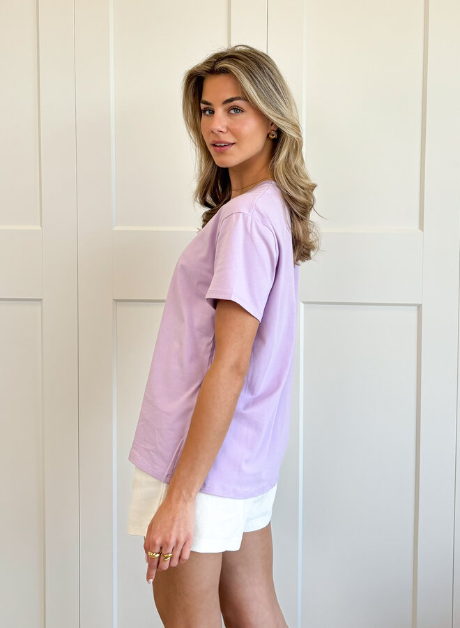 Oversized T-shirt lila