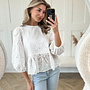 Broderie blouse Abbey wit