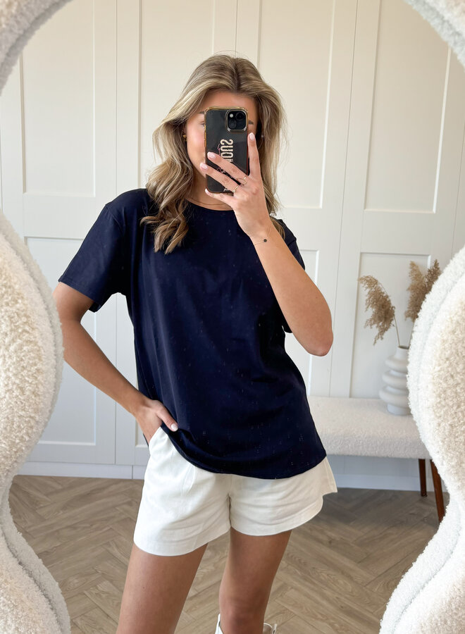 Oversized T-shirt navy