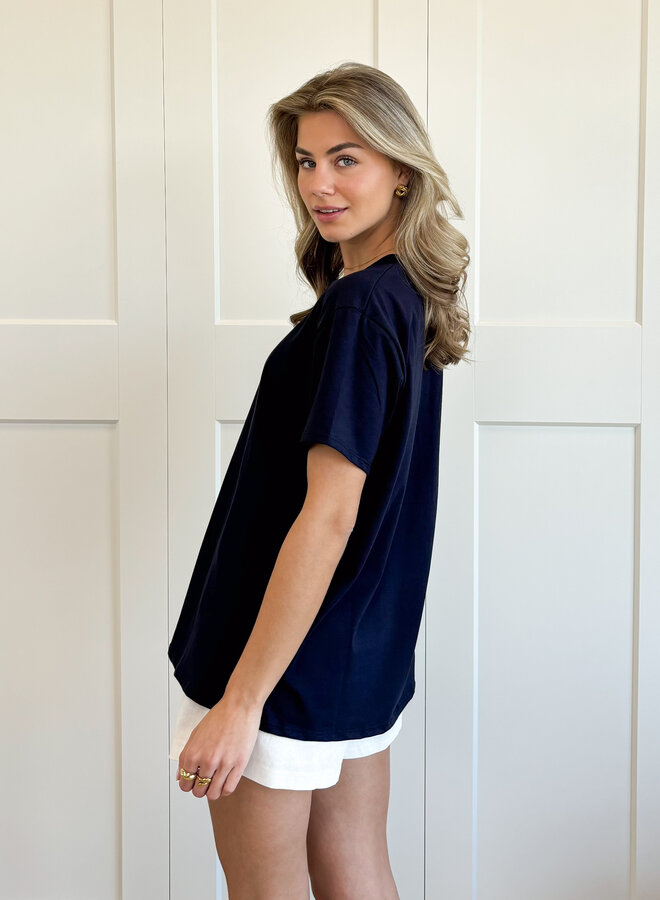 Oversized T-shirt navy