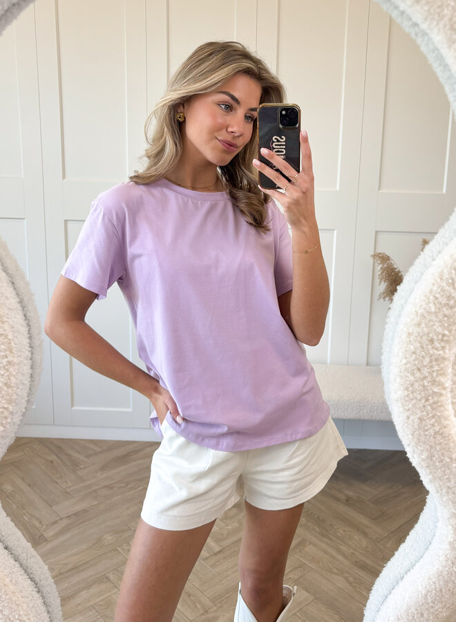 Oversized T-shirt lila