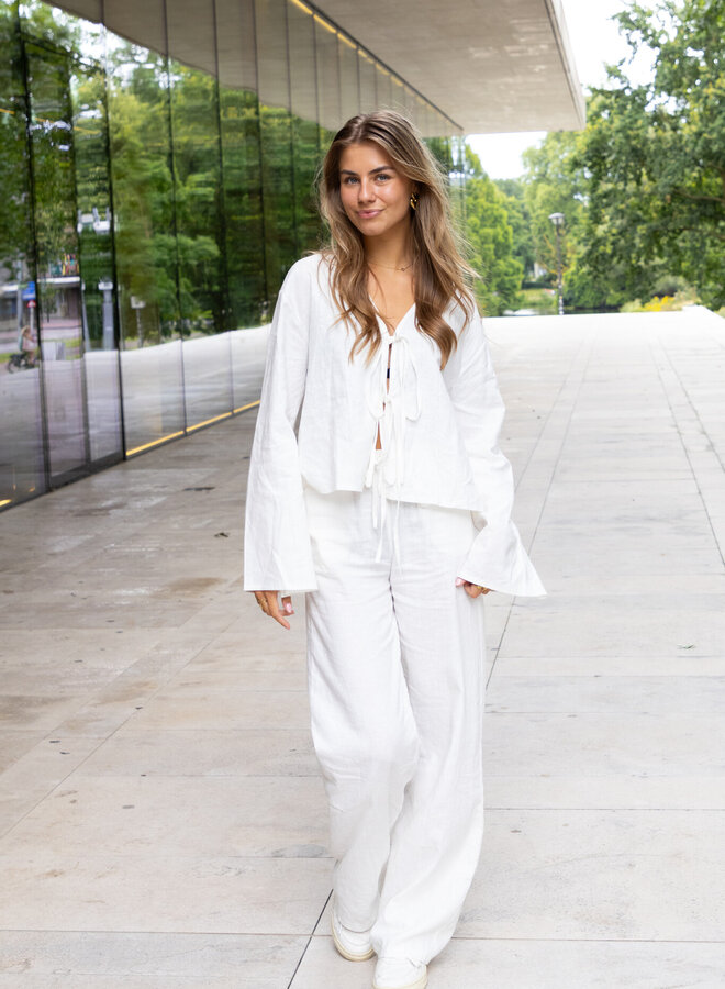 Linnen Blouse Loïs wit