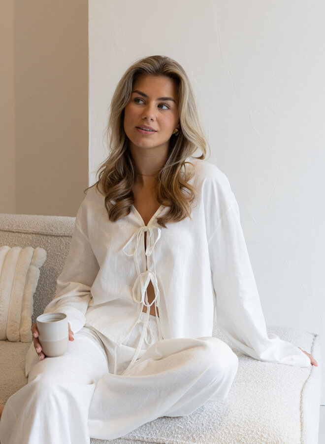 Linnen Blouse Loïs wit