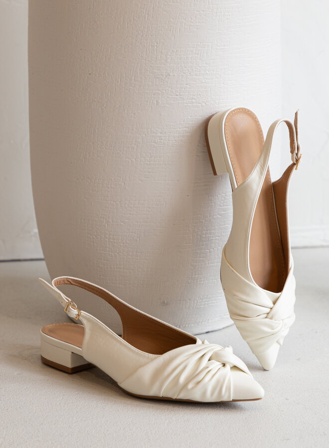 Slingback Sofia créme