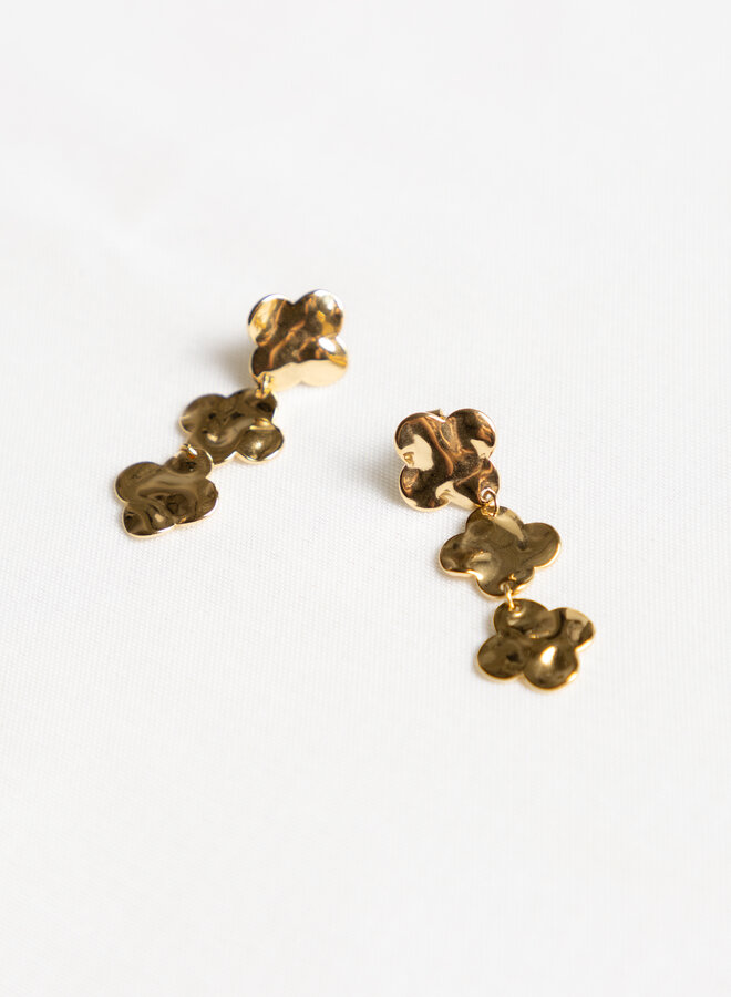 Oorbel Clover goud