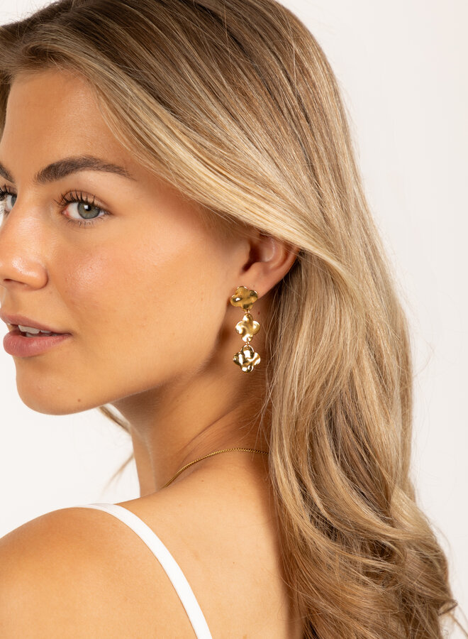 Oorbel Clover goud
