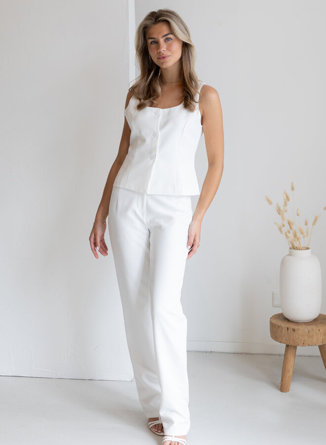 Pantalon Esther wit