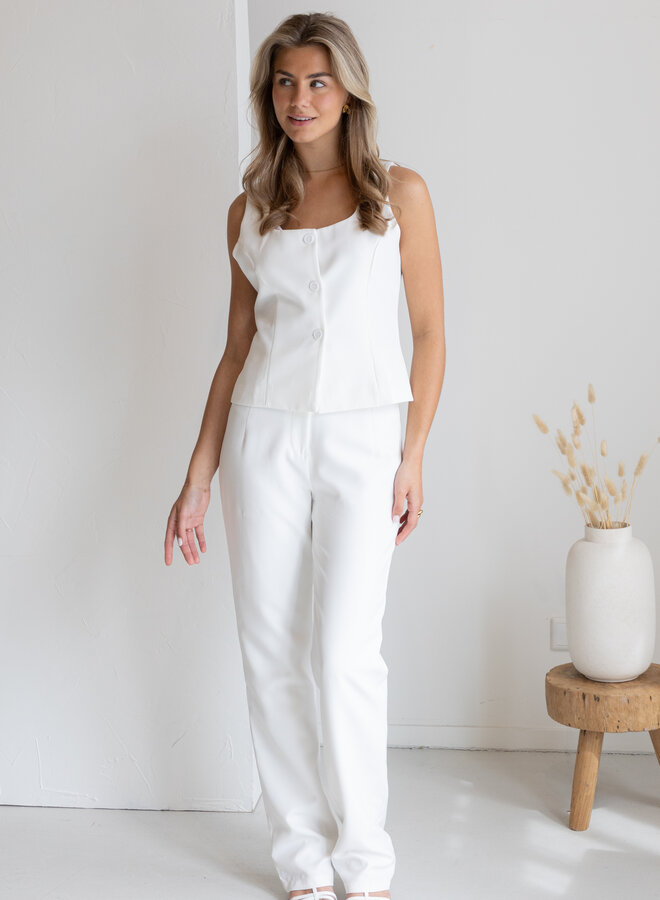 Pantalon Esther wit