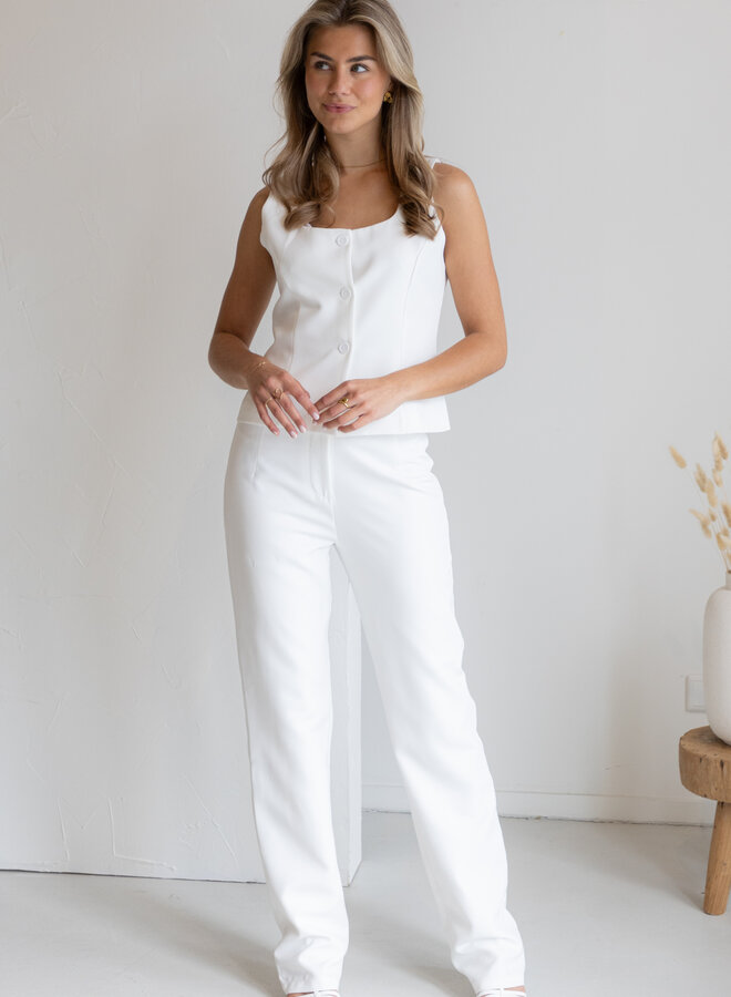 Pantalon Esther wit