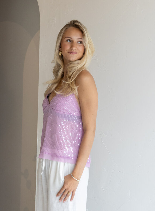 Top Julie paars