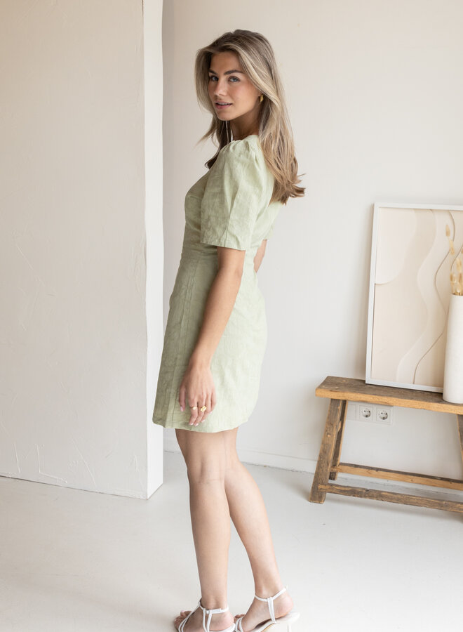 Jurk Izzy groen