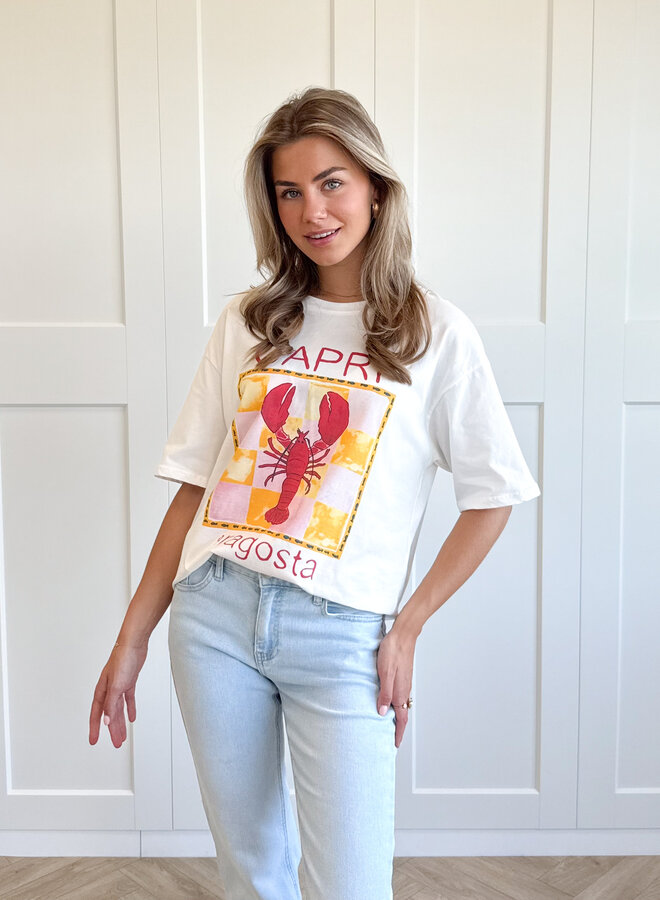 T-shirt Capri wit