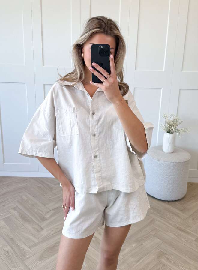 2 piece set Odile beige