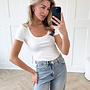 Basic top Claire wit