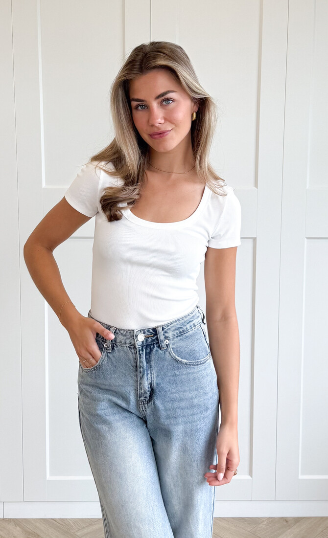 Basic top Claire wit