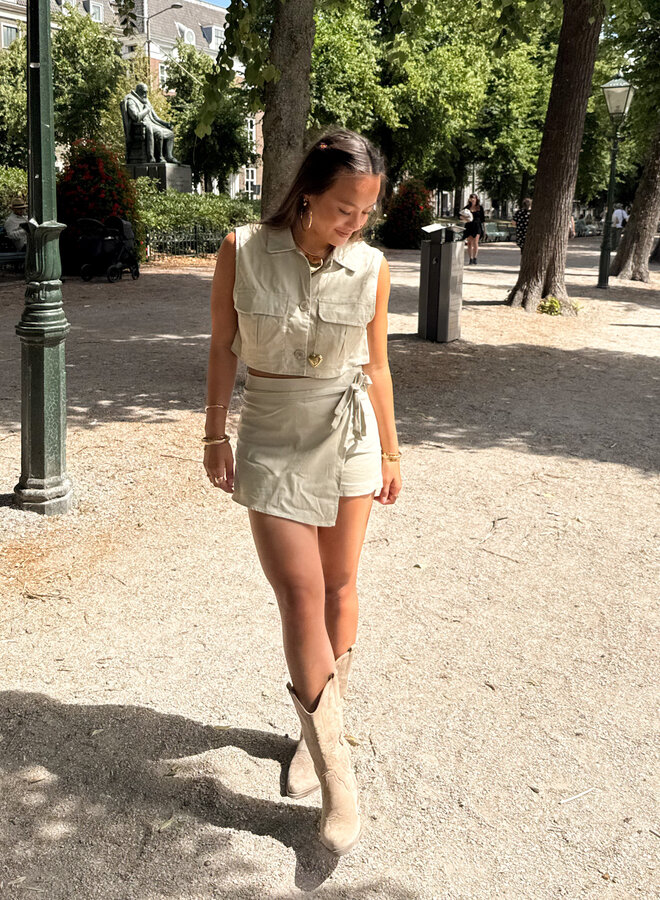 Skort Fay kaki