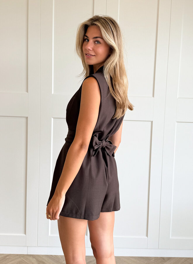 Playsuit Emma bruin