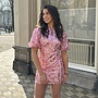 Pailletten jurk Romance roze