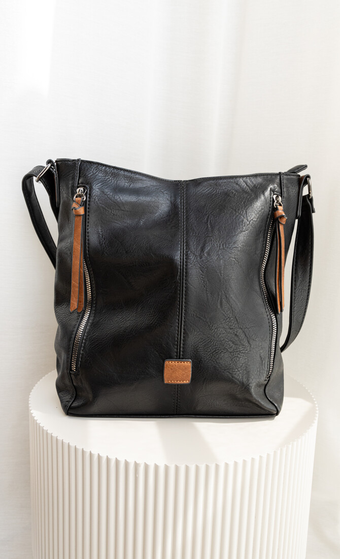Tas Indy zwart