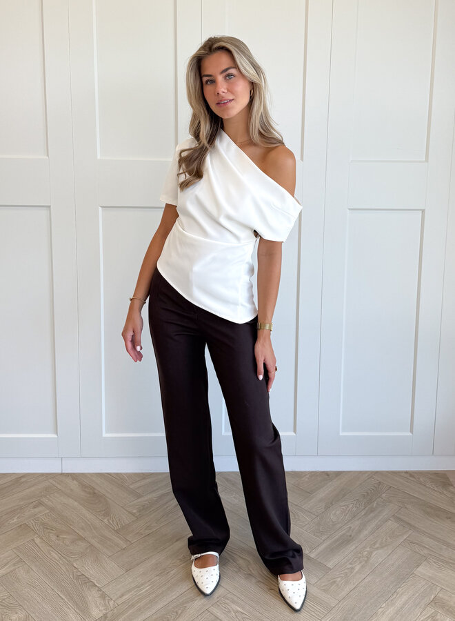 Top off shoulder Candice wit