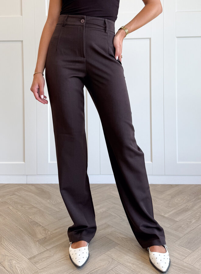 Pantalon Claire bruin