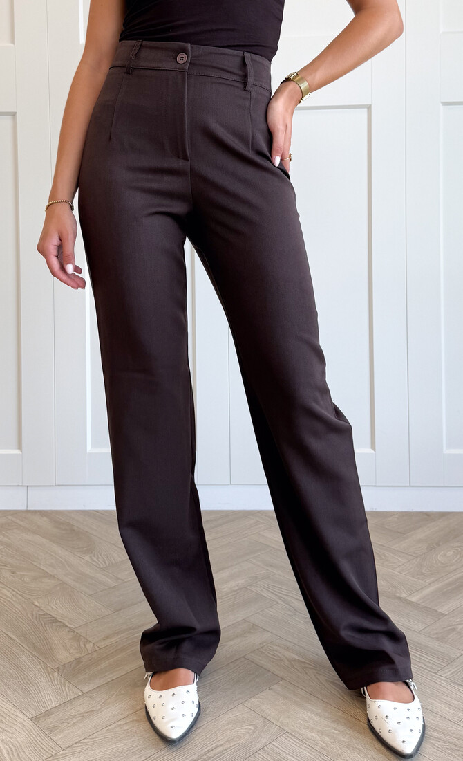 Pantalon Claire bruin