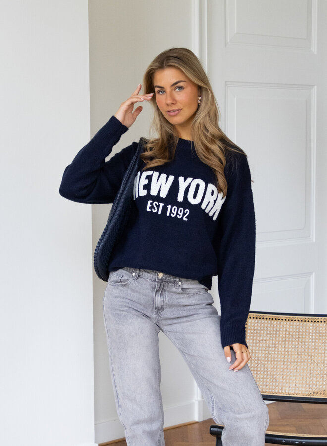 Trui New York 1992 navy