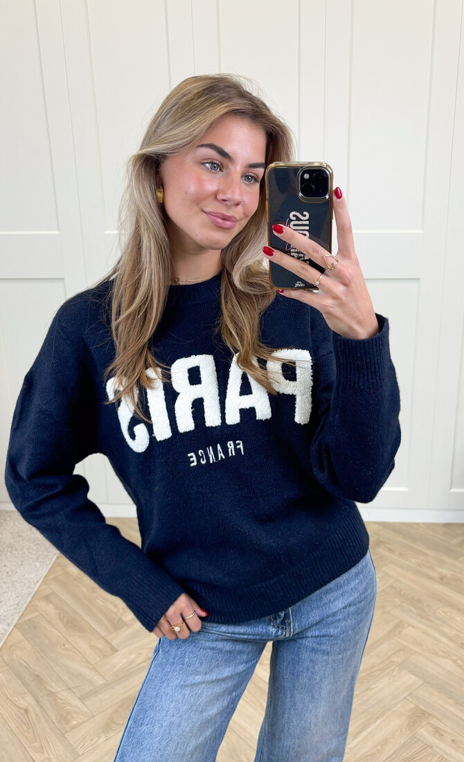 Meet me in Paris blauw