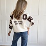 New York trui beige