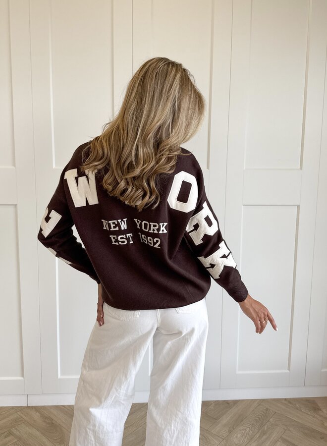 New York trui bruin
