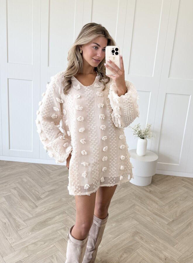 Jurk Lynn beige
