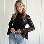 Lace top Elin zwart