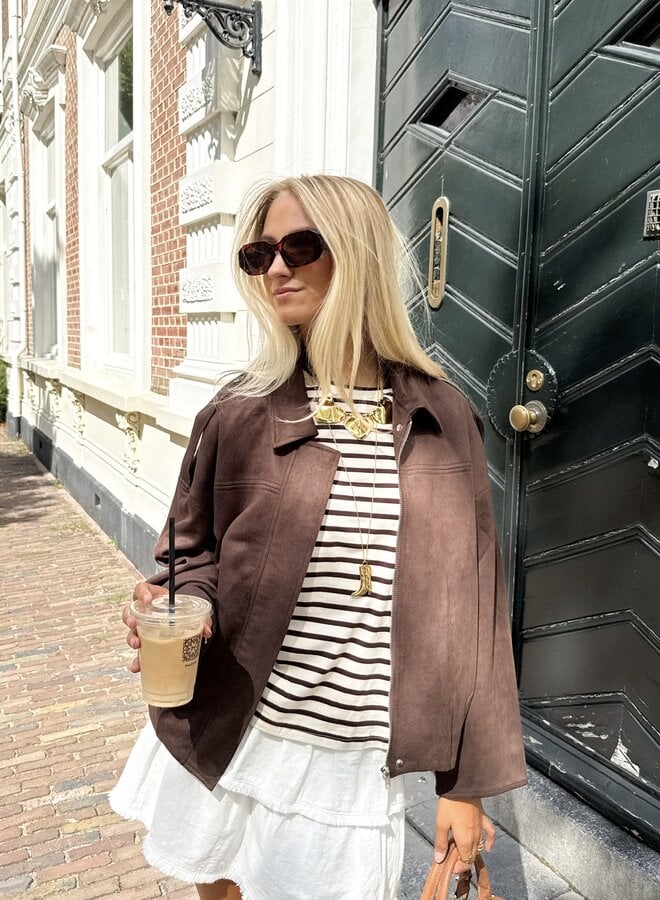 Jas lieke bruin
