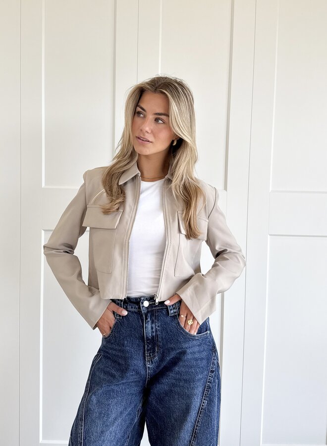Jas Benthe taupe
