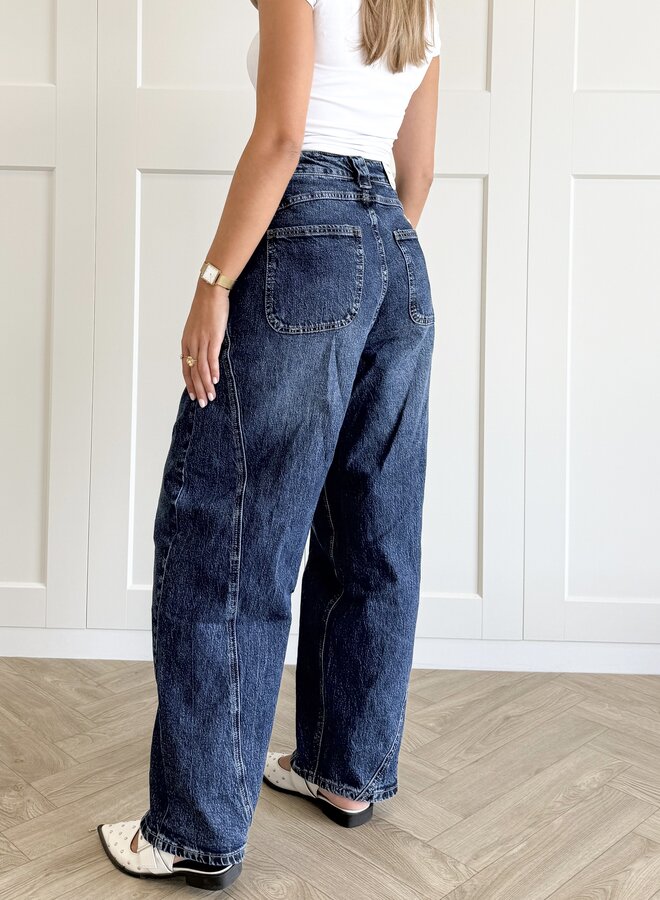 Jeans Balloon donkerblauw