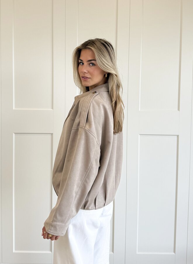 Jas lieke taupe