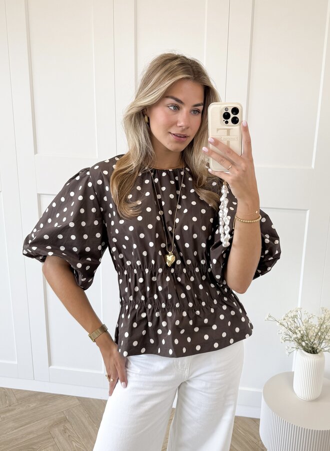 Top polkadots bruin