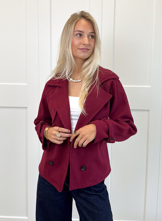 My perfect coat bordeaux